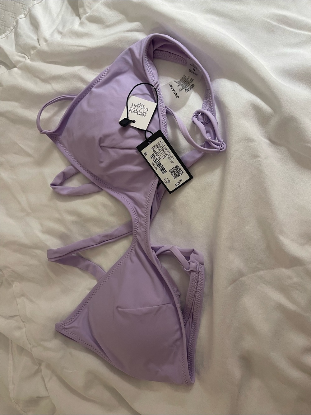 Garage  Lilac Bikini Top